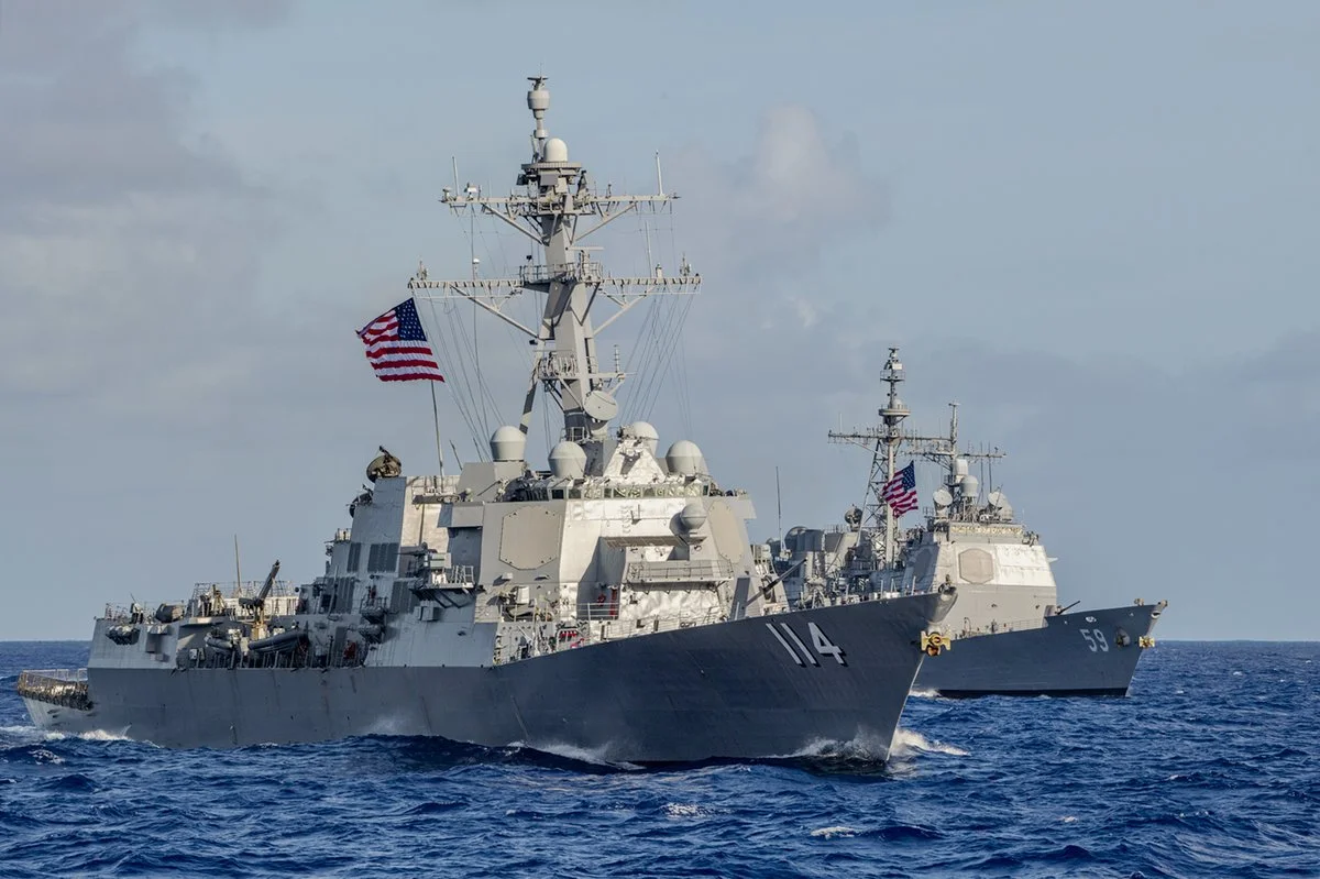 USS Princeton (CG-59) guided-missile cruiser — the ship whose AN/SPY-1 radar tracked the Tic-Tac UAP for two weeks before the famous intercept
