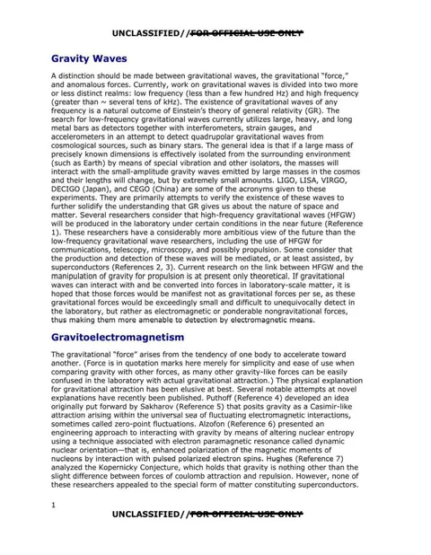 Text defining gravity waves and gravitoelectromagnetism and describing their relationship with superconductors.