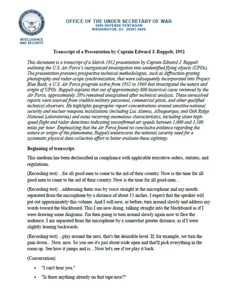 Transcript Document