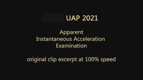 DOW-UAP-PR051, "Syrian UAP instant acceleration"
